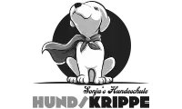 Logo Hundskrippe Sonja Berger – Graustufen-Version
