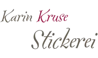 Logo Karin Kruse Stickerei – Farbversion