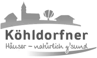 Logo Köhldorfner Holzbau GmbH – Graustufen-Version