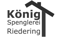 Logo König Spenglerei – Graustufen-Version