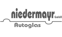 Logo Niedermayr Autoglas GmbH – Graustufen-Version