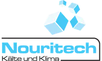 Logo Nouritech Kaelte Klima – Graustufen-Version
