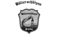 Logo Pruttinger Böllerschützen – Graustufen-Version