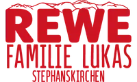 Logo REWE Lukas – Graustufen-Version
