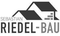 Logo Riedel Bau – Graustufen-Version