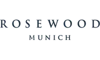 Logo Rosewood Munich – Graustufen-Version