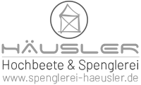 Logo Spenglerei Häusler – Graustufen-Version