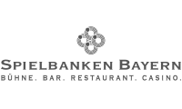Logo Spielbanken Bayern – Graustufen-Version