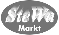 Logo SteWa Markt – Graustufen-Version