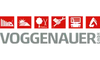 Logo Voggenauer GmbH – Graustufen-Version