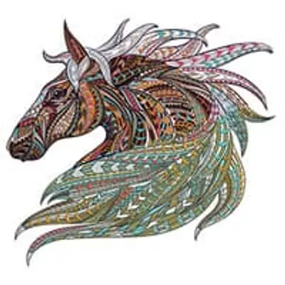 abstrakterpferdekopf