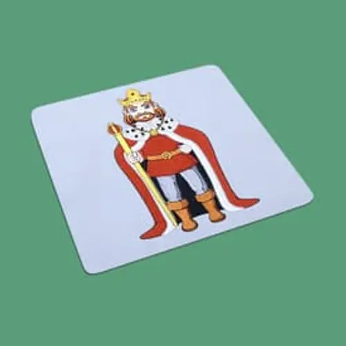 Lustiges Stickmotiv: König Kindermotiv. Perfekt für Kinderkleidung, Taschen und kreative Deko.
