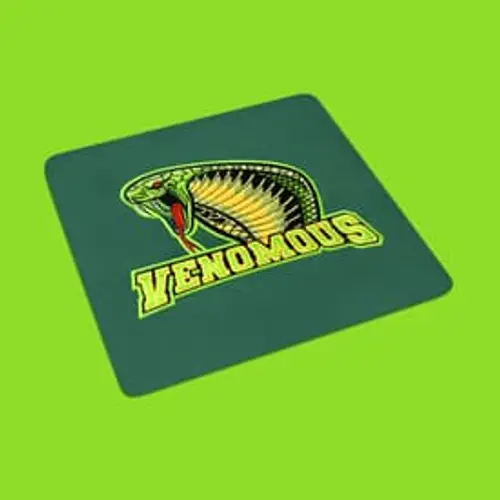 Gefährliches Stickmotiv: Venomous Schlange. Perfekt für Mode, Accessoires und Animal-Lover.