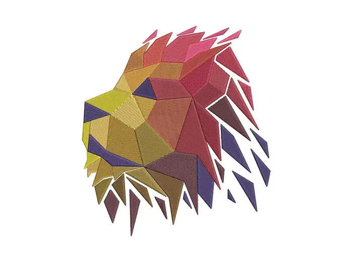 geometricloewe – Stickdatei