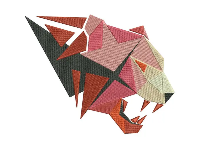 geometrictiger – Stickdatei