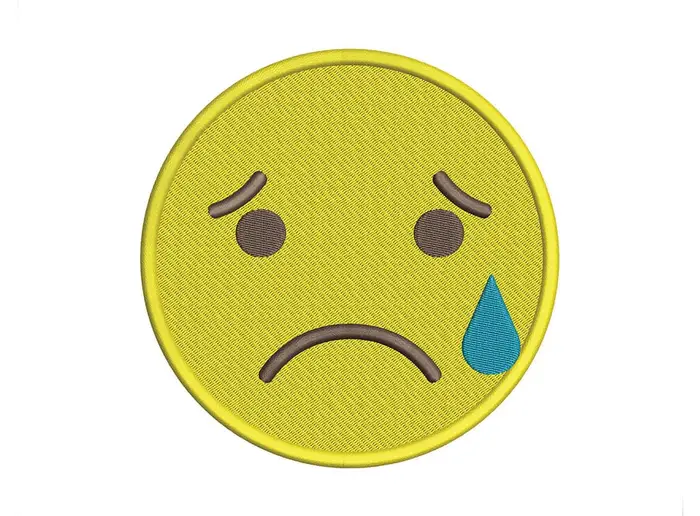 iconweinendesgesicht – Stickdatei