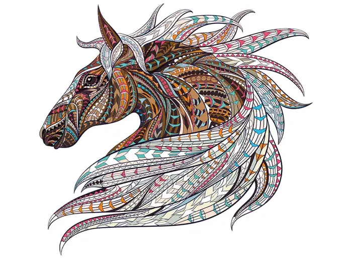 abstrakterpferdekopf – Originalversion