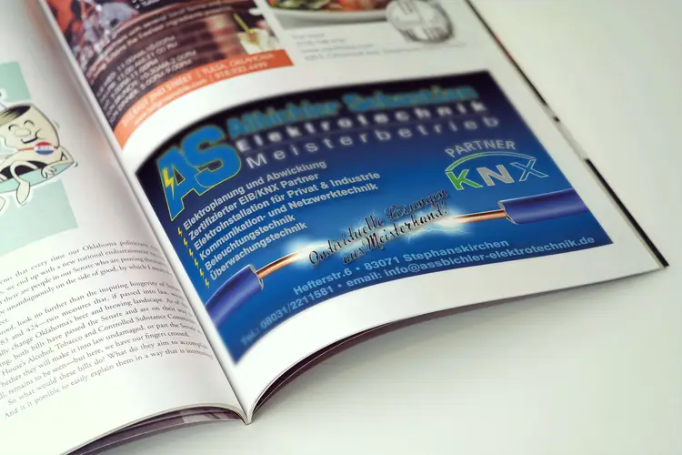 Aßbichler Sebastian Elektrotechnik Grafikdesign Werbeanzeige
