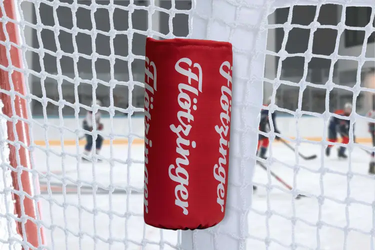 Flötzinger Bräu Rosenheim Full Custom Eishockeytor Flaschenhalter