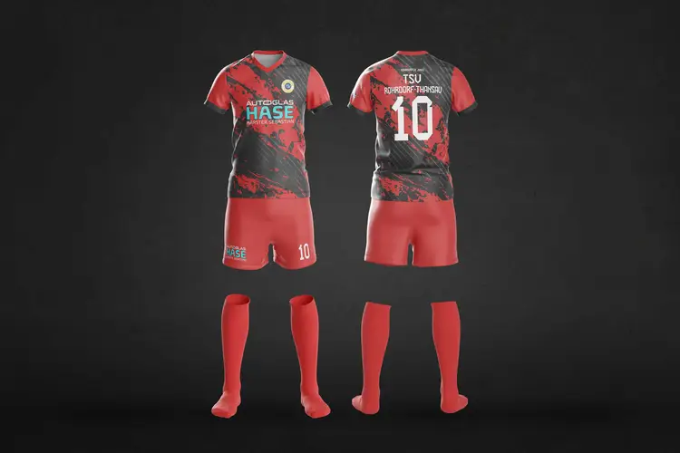 Autoglas Hase TSV Rohrdorf Full Custom Fußballtrikot Spieler