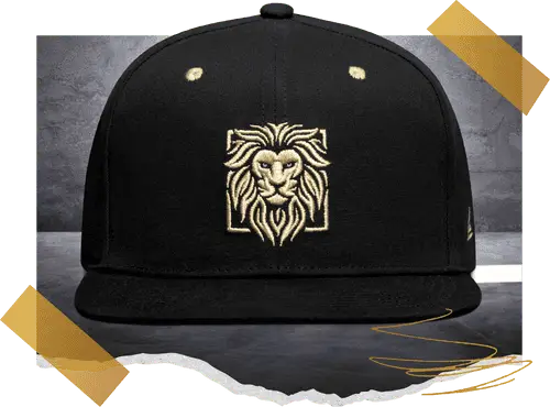 Individuell bestickte Caps von Lion Werbe GmbH, perfekt für Vereine, Firmen oder als Werbegeschenk.