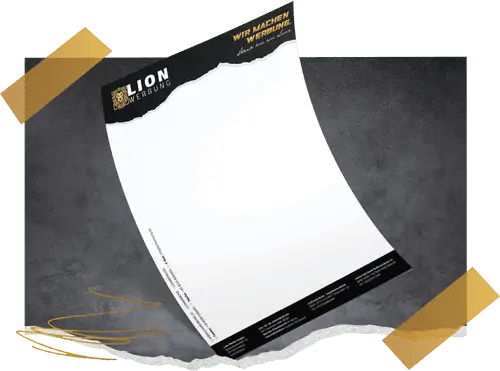 Briefbogen individuell gestalten & drucken | Lion Werbe GmbH