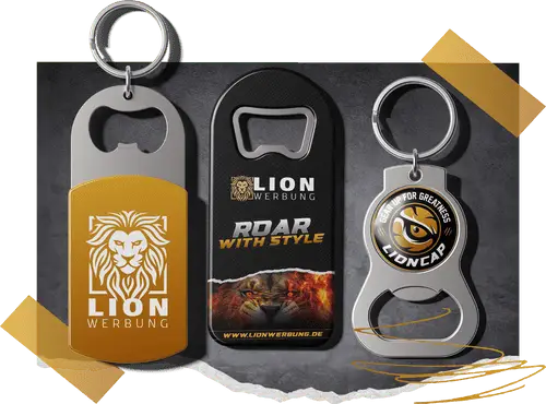 Flaschenöffner mit Logo bedrucken | Lion Werbe GmbH