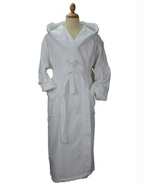 DeLuxe Velour Bathrobe with hood (Hover)