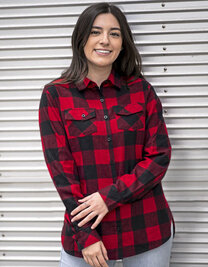 Ladies´ Woven Plaid Flannel Shirt