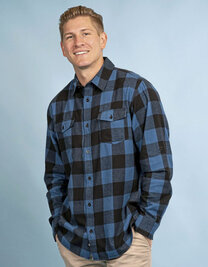Woven Plaid Flannel Shirt