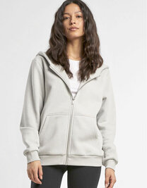 Ladies Fluffy Zip Hoody