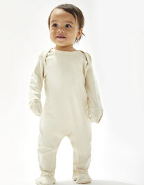 Baby Sleepsuit With Scratch Mitts