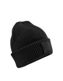 Kids Deep Cuffed Tonal Patch Beanie (Hover)