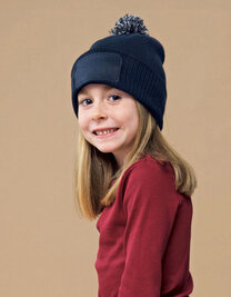 Kids Snowstar Patch Beanie