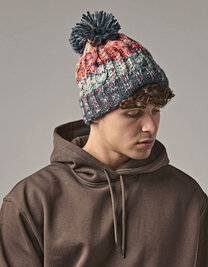 Corkscrew Pom Pom Beanie