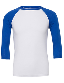 Unisex 3/4 Sleeve Baseball T-Shirt (Hover)