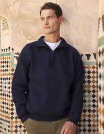 Iconic Premium Zip Neck Sweat