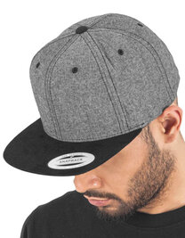 Chambray-Suede Snapback