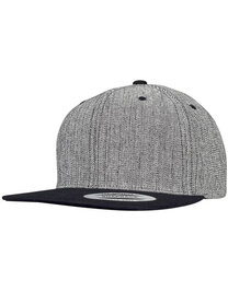 Melange Solid Snapback