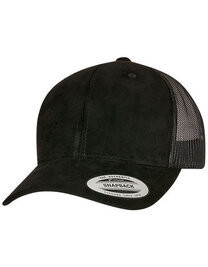 Suede Leather Trucker Cap (Hover)