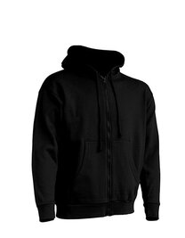 Zipped Hooded Sweater (Hover)