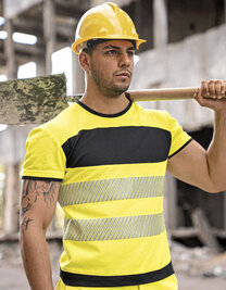 EOS Hi-Vis Workwear T-Shirt With Printing Area
