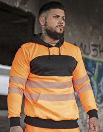 EOS Hi-Vis Workwear Hoody With Printing Area