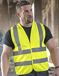 Hi-Vis Safety Vest With 4 Reflective Stripes Hannover
