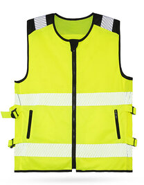 Hi-Vis Mesh Motorcycle Safety Vest “Naxos” (Hover)