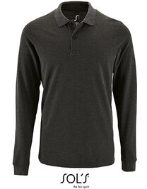 Men´s Long-Sleeve Piqué Polo Shirt Perfect (Hover)