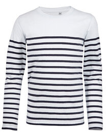 Kids´ Long Sleeve Striped T-Shirt Matelot (Hover)