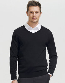 Men´s V-Neck Sweater Galaxy