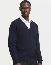 Men´s Golden V-Neck Knitted Cardigan