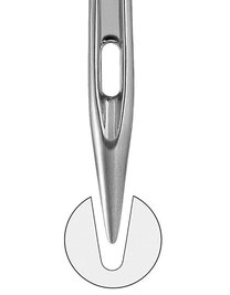 Nadeln 70er mit halbrunder Spitze (100 Stück)